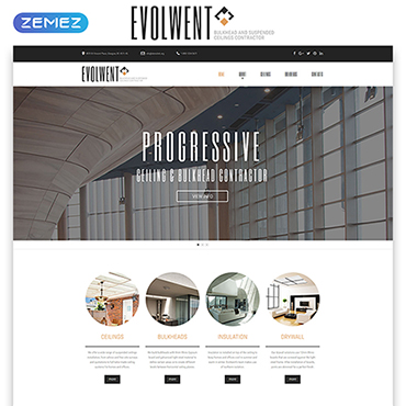 Manufacture Wood Responsive Website Templates 55224