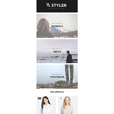 Clothes Wear Newsletter Templates 55348