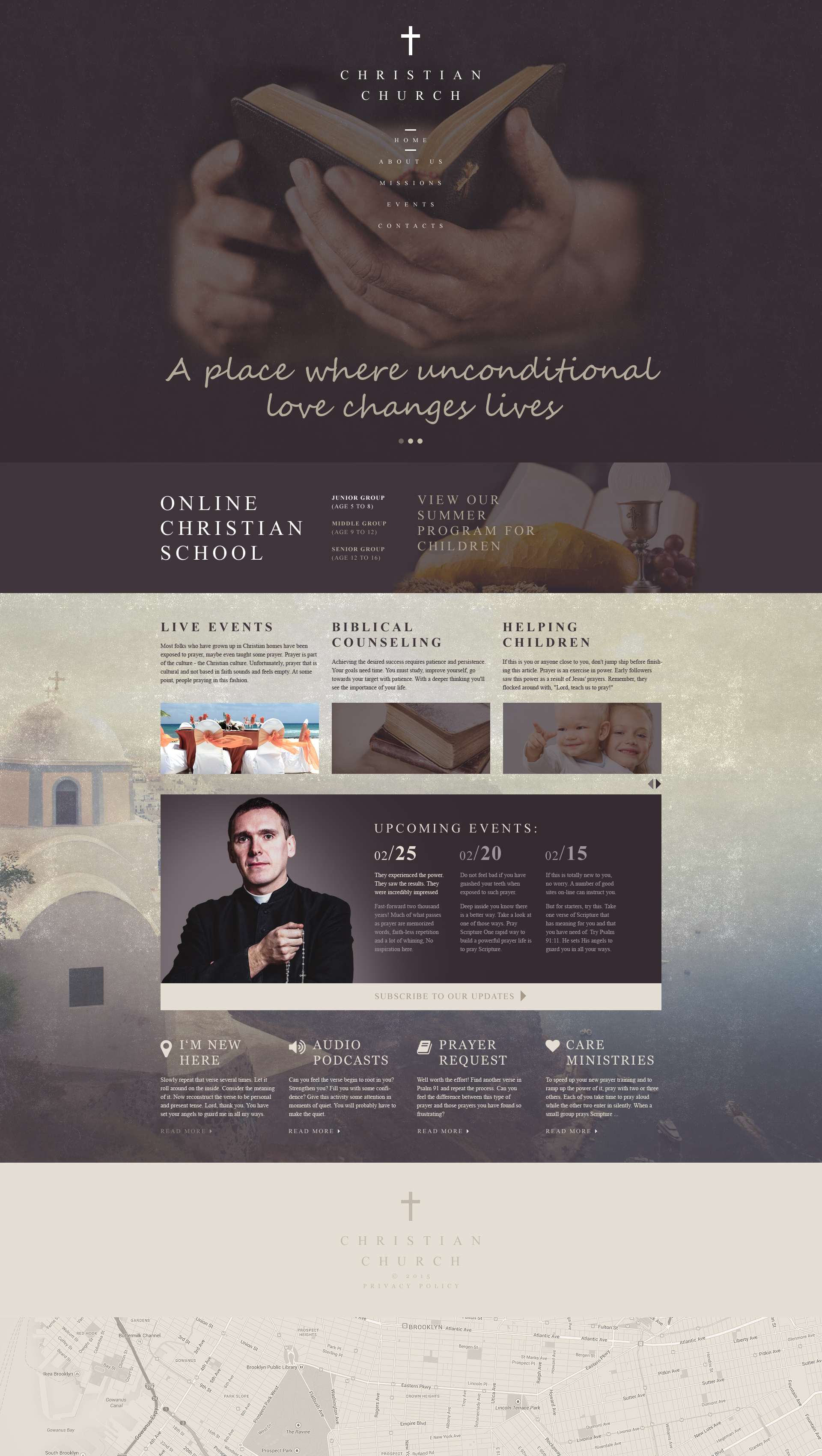 Christian Responsive Website Template