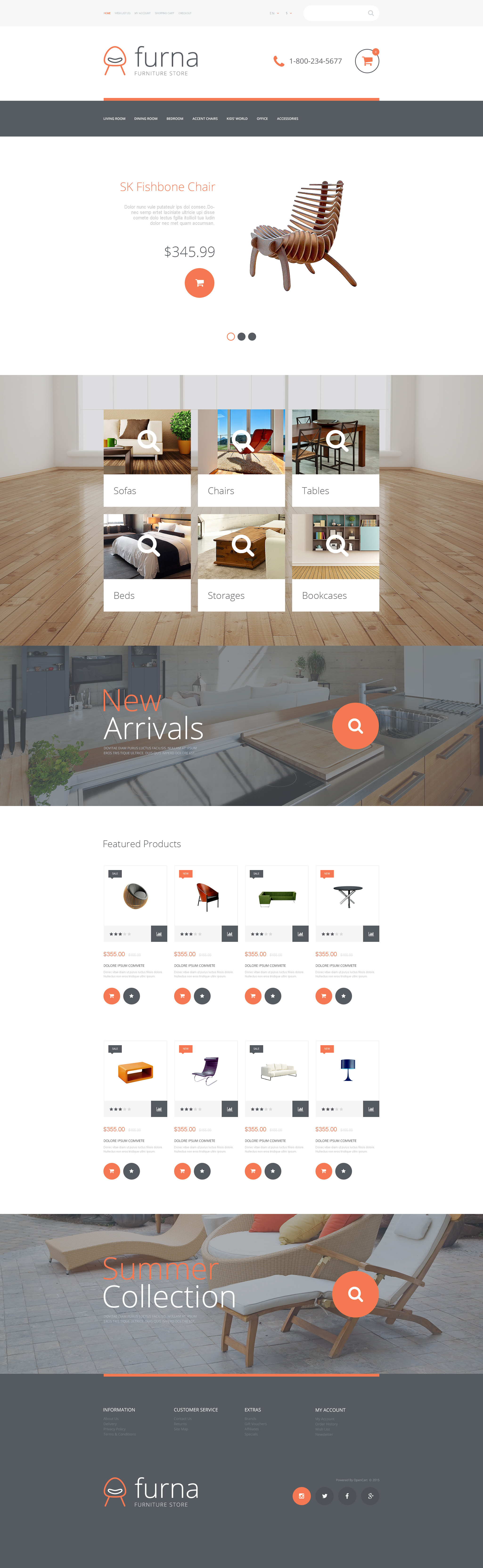 Furna OpenCart Template