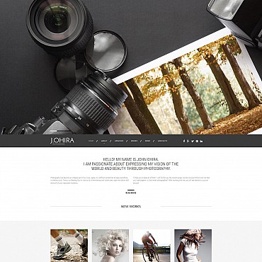 Personal Online Moto CMS 3 Templates 55537