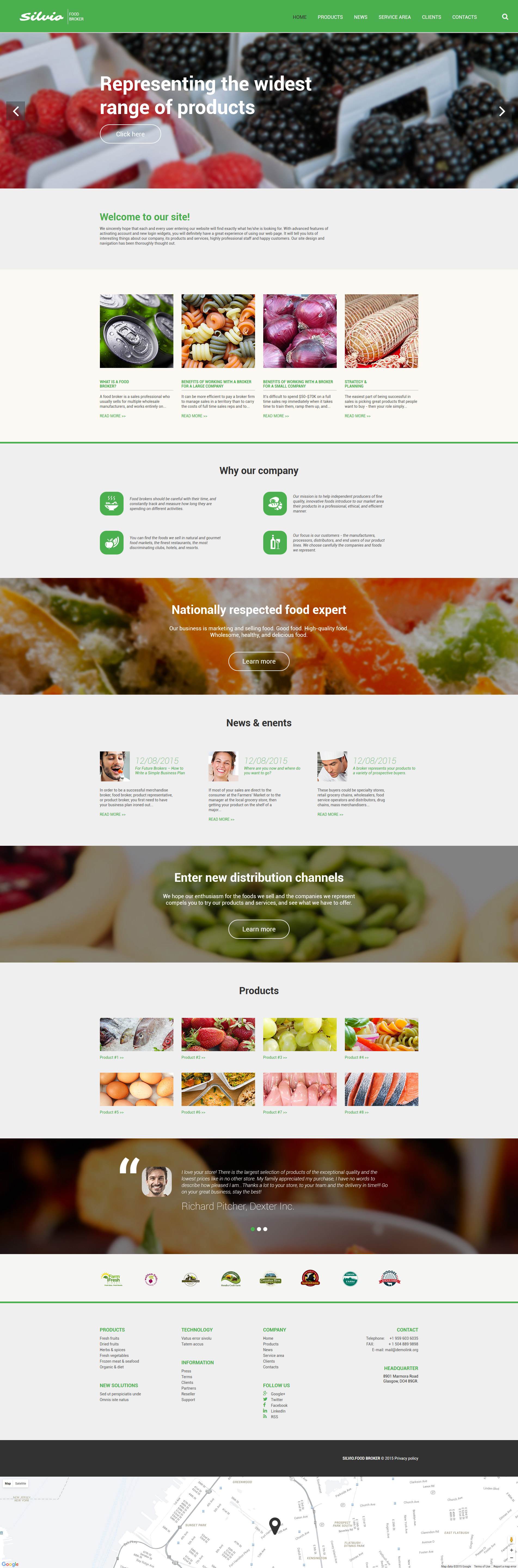 Silvio Website Template