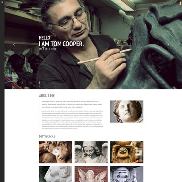 Cooper Sculptor Responsive Website Templates 55611