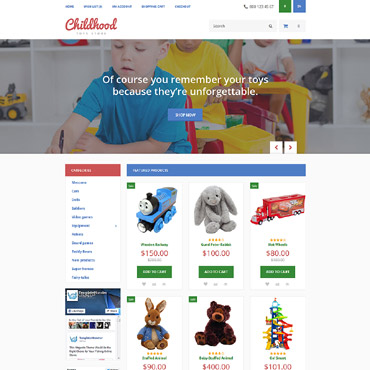 Toy Toys OpenCart Templates 55727