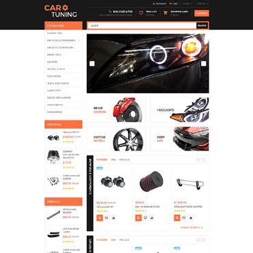 Tuning Store OpenCart Templates 55728