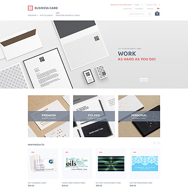 Special Cards Magento Themes 55733