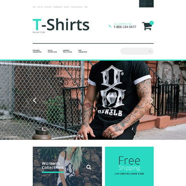 Clothes Online OpenCart Templates 55763