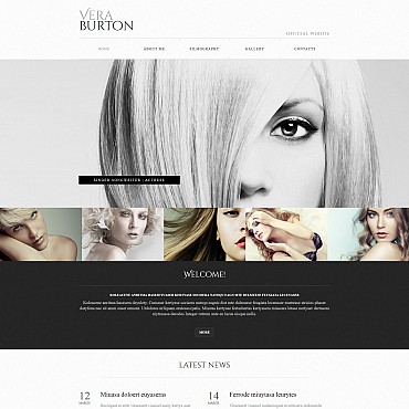 Personal Page Moto CMS 3 Templates 55853