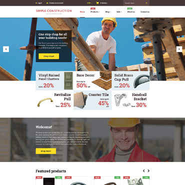 Materials Store Shopify Themes 55965