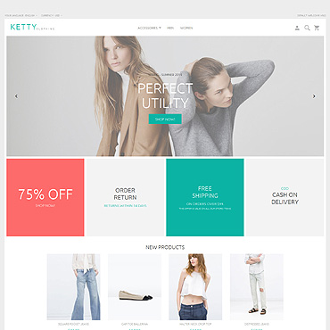 Clothes Wear Magento Themes 55971