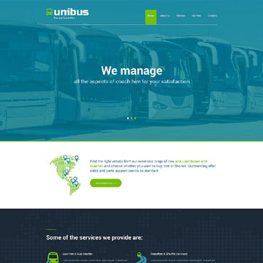 Bus And Responsive Website Templates 55979