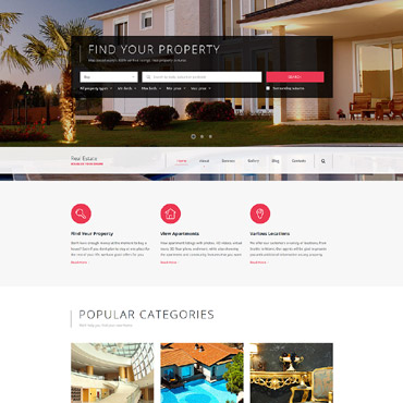 House Real Responsive Website Templates 56016