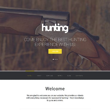 Hunting Club WordPress Themes 56020