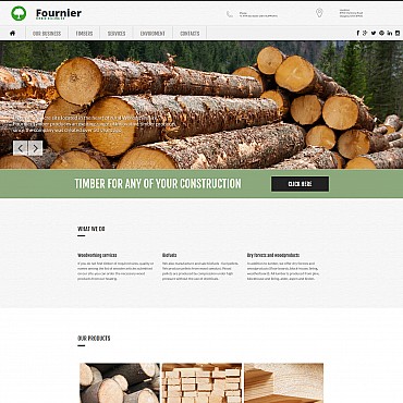 Timber Woodwork Moto CMS 3 Templates 56050