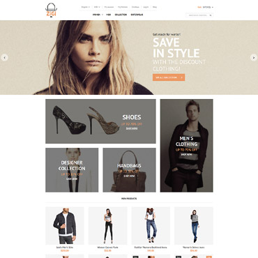 Clothes Wear Magento Themes 56098