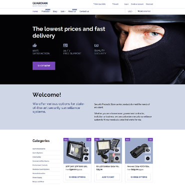 Security System Shopify Themes 57537