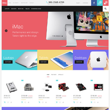 Computers Store OpenCart Templates 57539