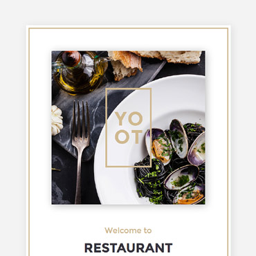 Restaurant Cafe Newsletter Templates 57614