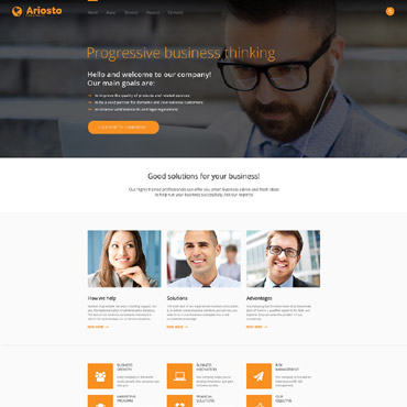 Consulting Business Responsive Website Templates 57618