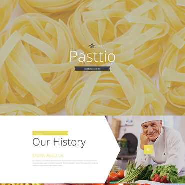 Italian Restaurant Landing Page Templates 57629