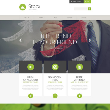 Investment Co Responsive Website Templates 57632