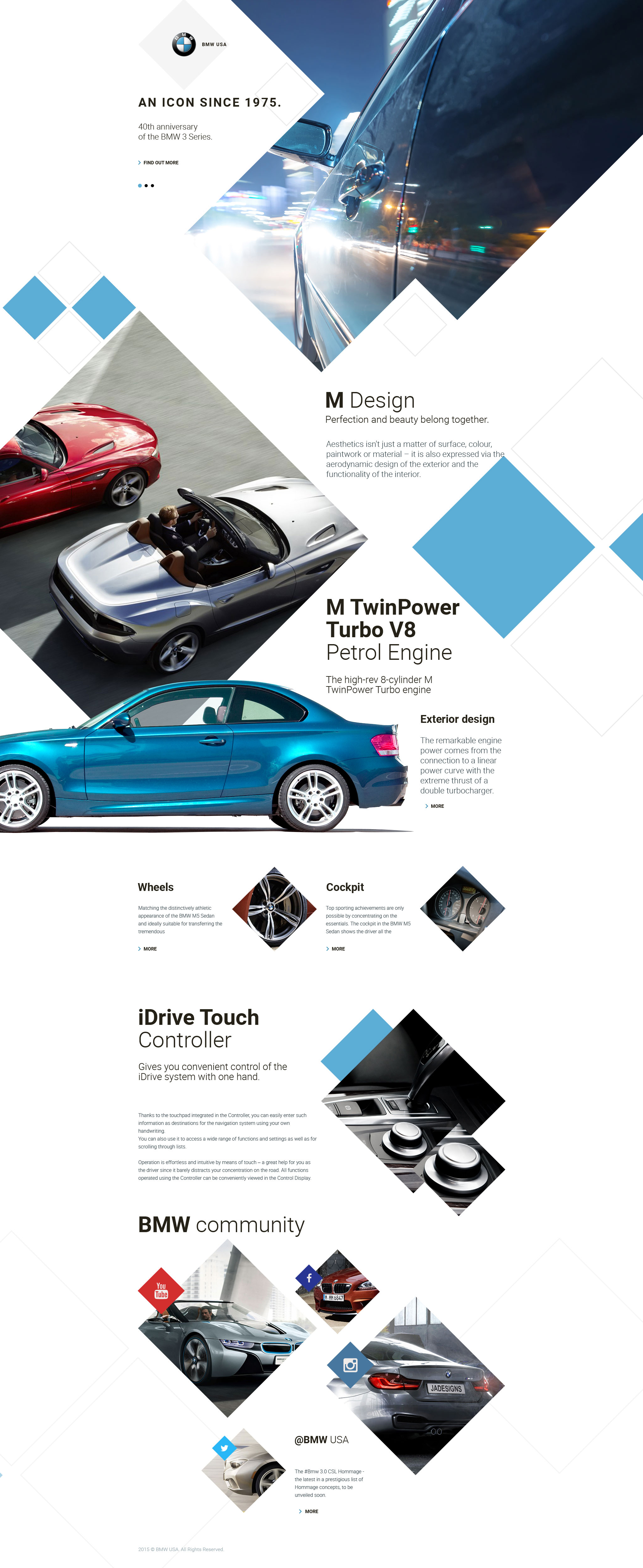 Car Responsive Landing Page Template