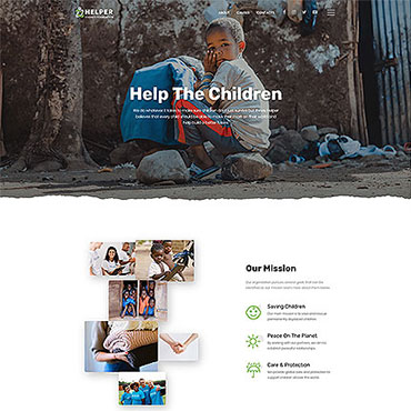 Charity Church Responsive Website Templates 57666