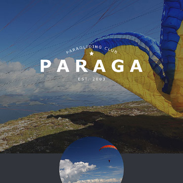 Paragliding Club Newsletter Templates 57673