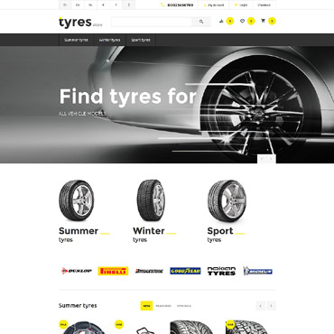 Tires & OpenCart Templates 57718