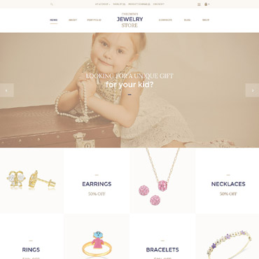 Jewelry Store OpenCart Templates 57739