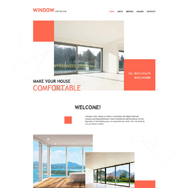 Construction Manufacturing Responsive Website Templates 57754