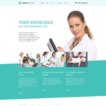 Training First Responsive Website Templates 57755