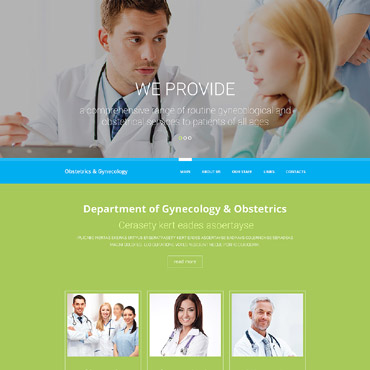Gynecology Co Responsive Website Templates 57757