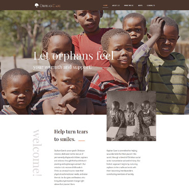 Care Charity Responsive Website Templates 57766