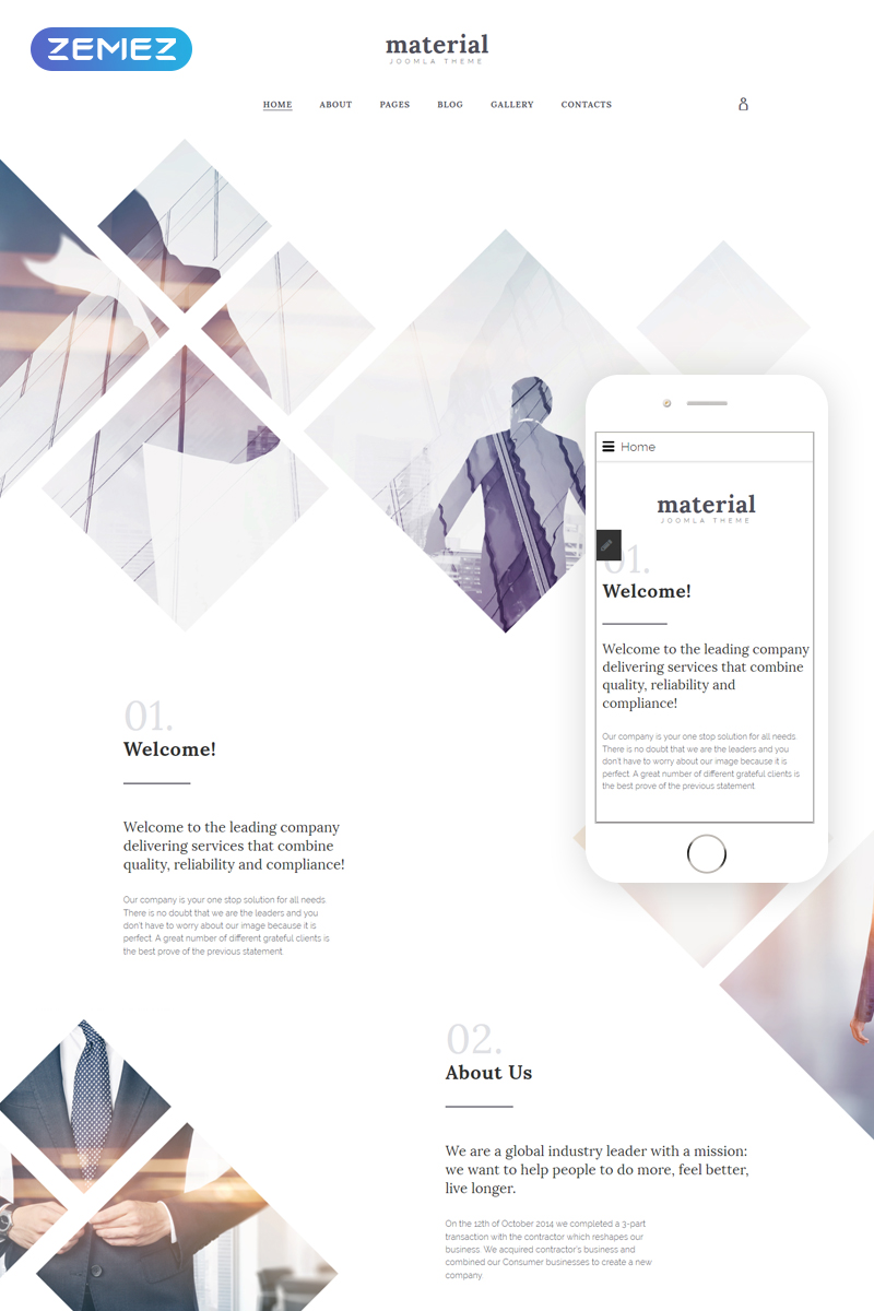  business centre Joomla template 