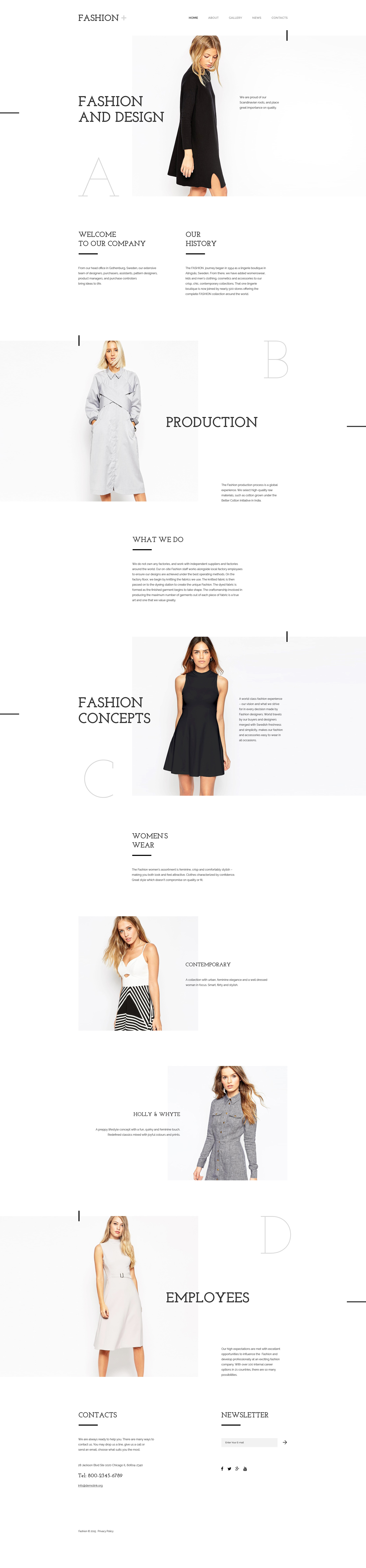 Fashion Website Template