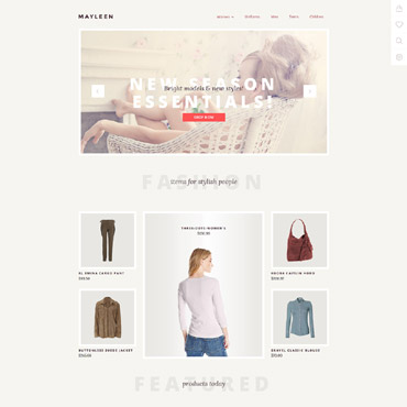 Clothes Wear OpenCart Templates 57809