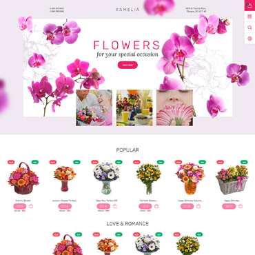 Flower Prestashop Themes 57810