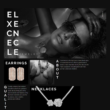 Lence Jewelry Responsive Website Templates 57826