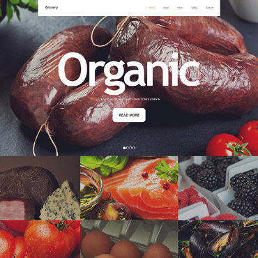 Food Delivery Responsive Website Templates 57844