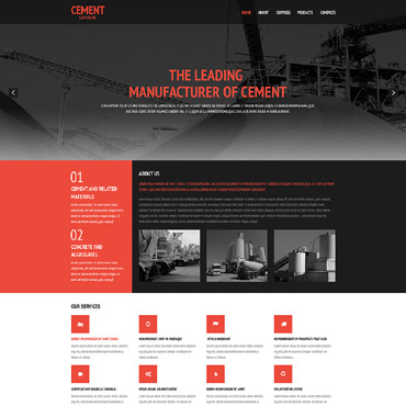 Company Building Responsive Website Templates 57846