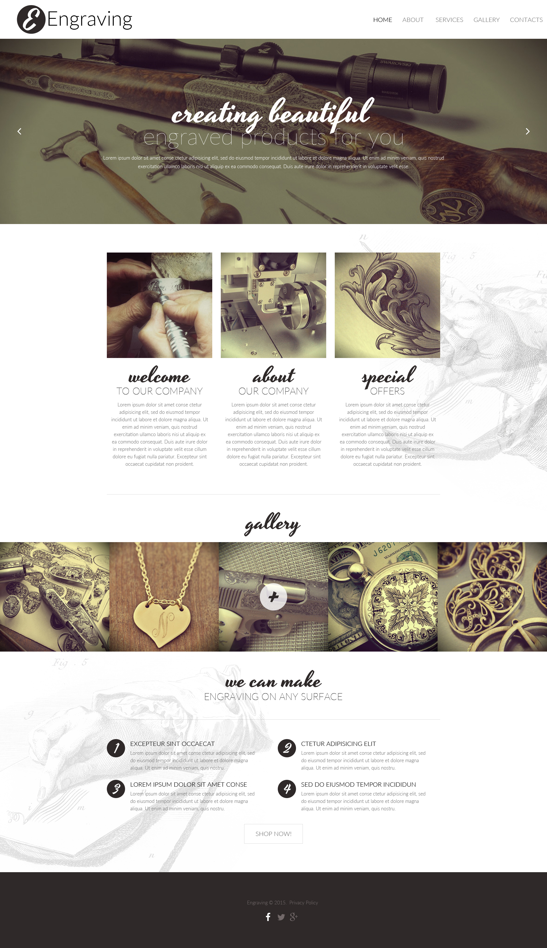 Print Shop Responsive Website Template