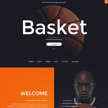 Basketball Agency Joomla Templates 57983