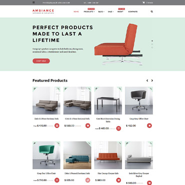 Furniture Profile Shopify Themes 58012
