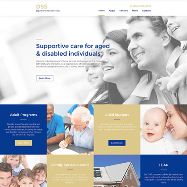 Services Group Responsive Website Templates 58016