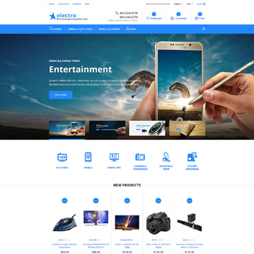 Online Shop Magento Themes 58050
