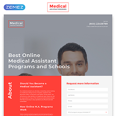 Student Study Landing Page Templates 58055