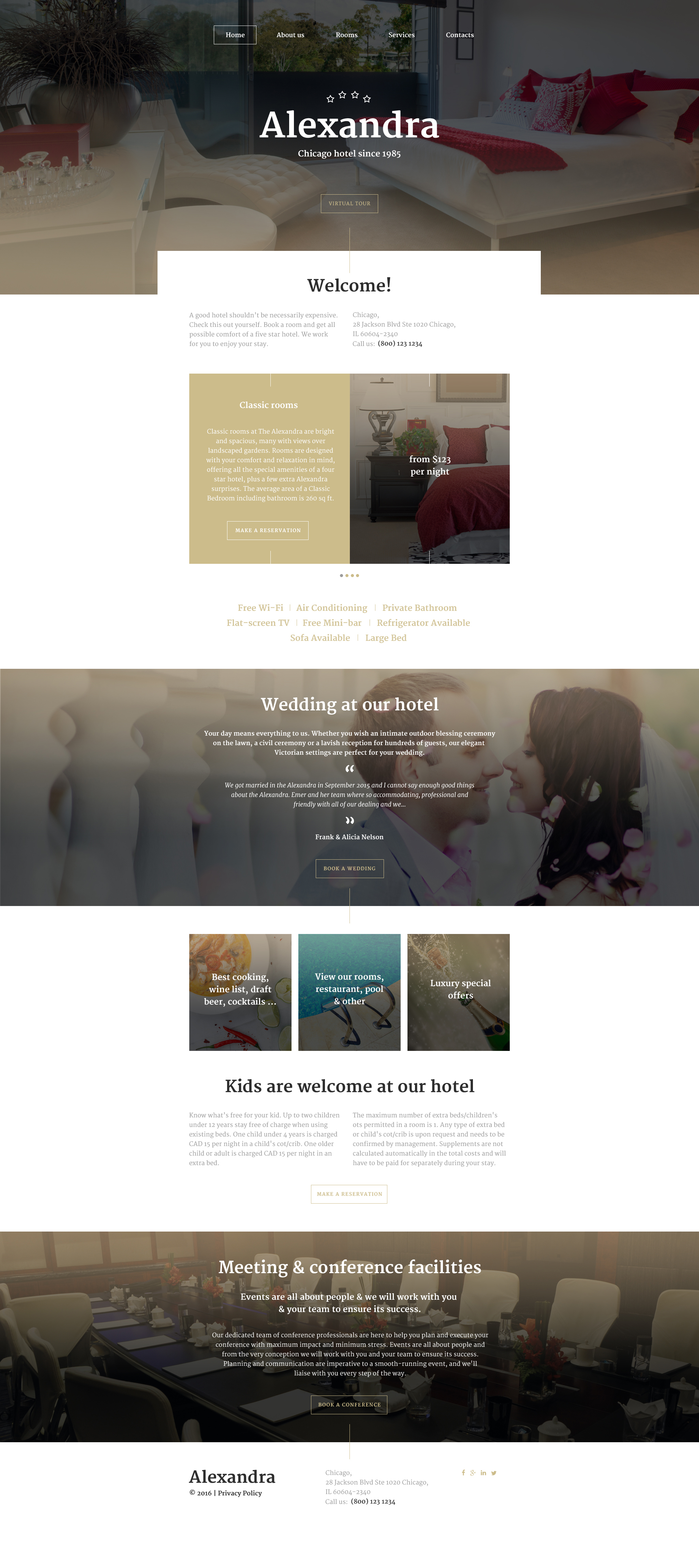 Aleksandra Website Template