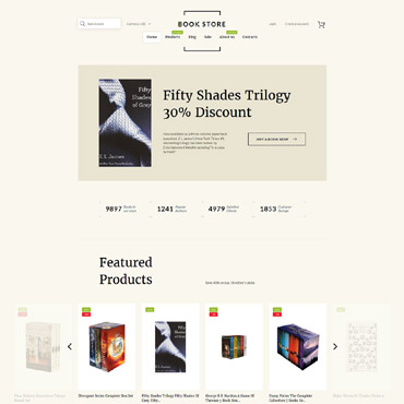 Store Books Shopify Themes 58102