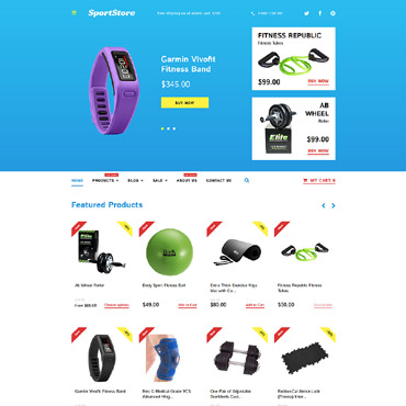 Fitness Store Shopify Themes 58130